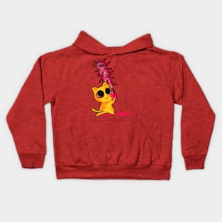 Cat with a spiked bat? Kids Hoodie